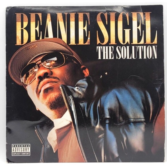 BEANIE SIGEL - THE SOLUTION - HIP HOP LP RECORD DOUBLE LP ROC-A-FELLA 2007